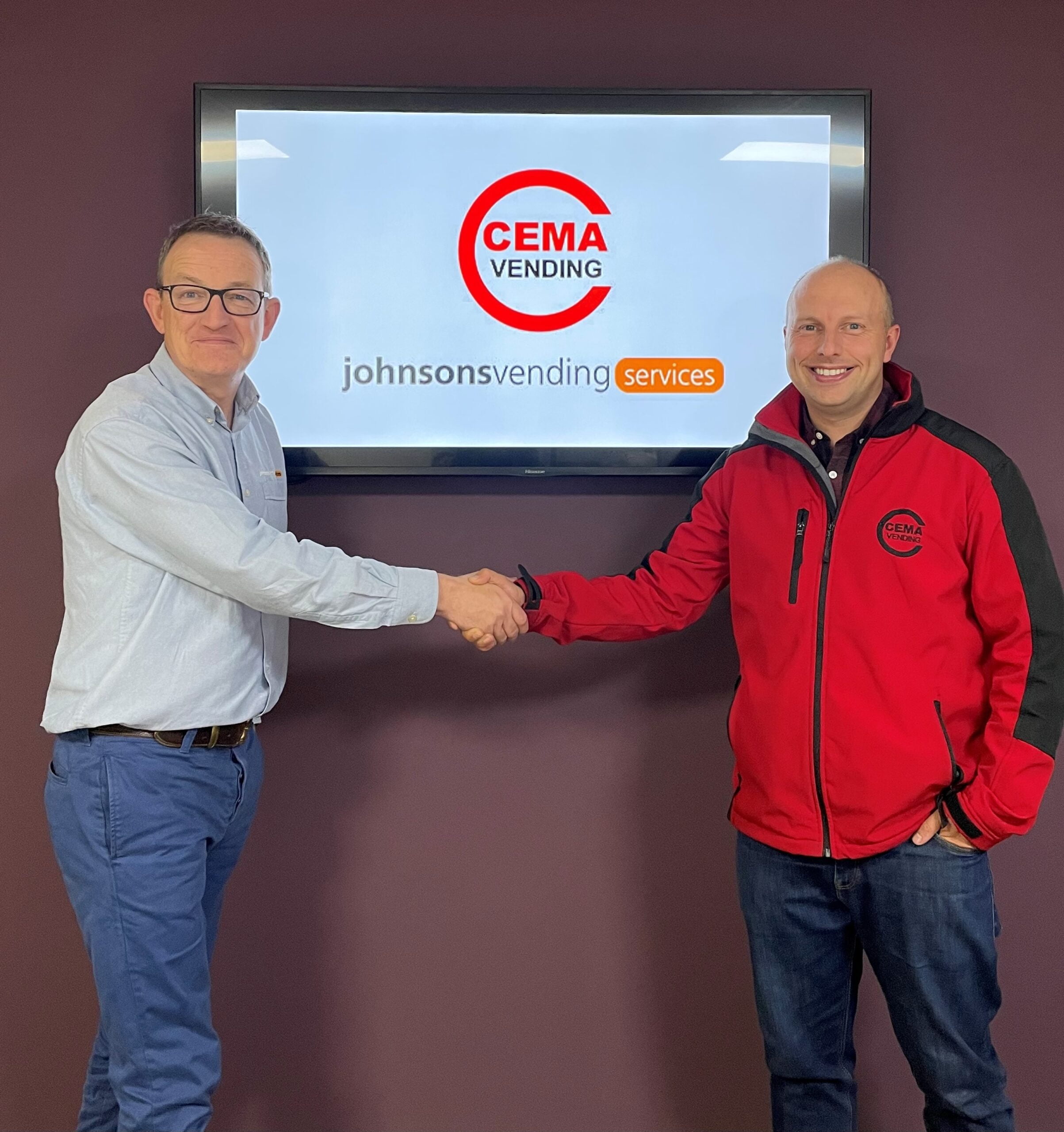 Johnsons vending and Cema vending join forces